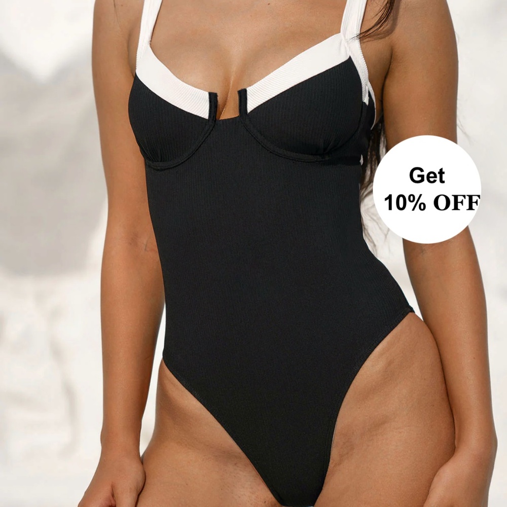 Black One Piece Bikini